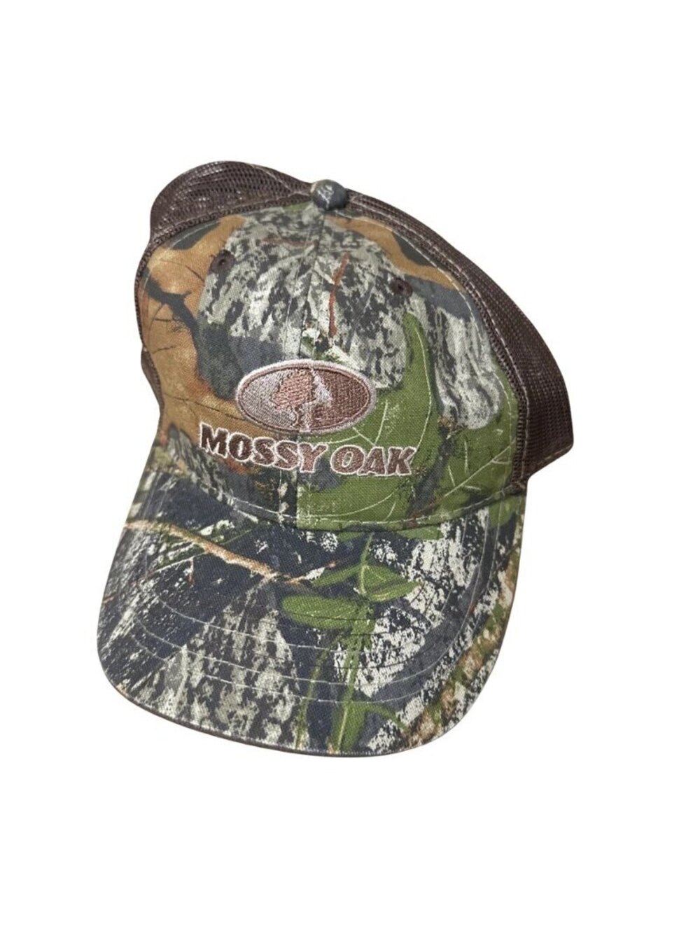 Mossy Oak Camo Trucker Hat Adjustable Mesh Back MOMP118945 NWT